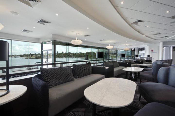 : Aussie Living, Living Interiors, Sydney Rowing Club, Brabbu, Luxury furniture, Dalyan Armchair, lounge area, new projects, Australia